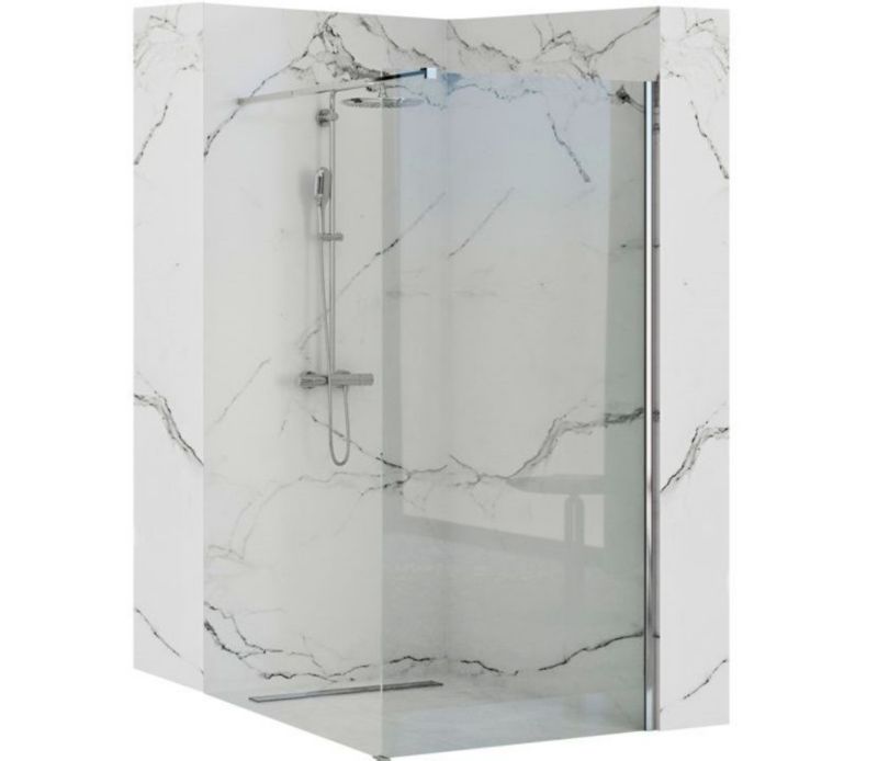 Ścianka Prysznicowa Rea Aero N 110 Chrom 1 Szt