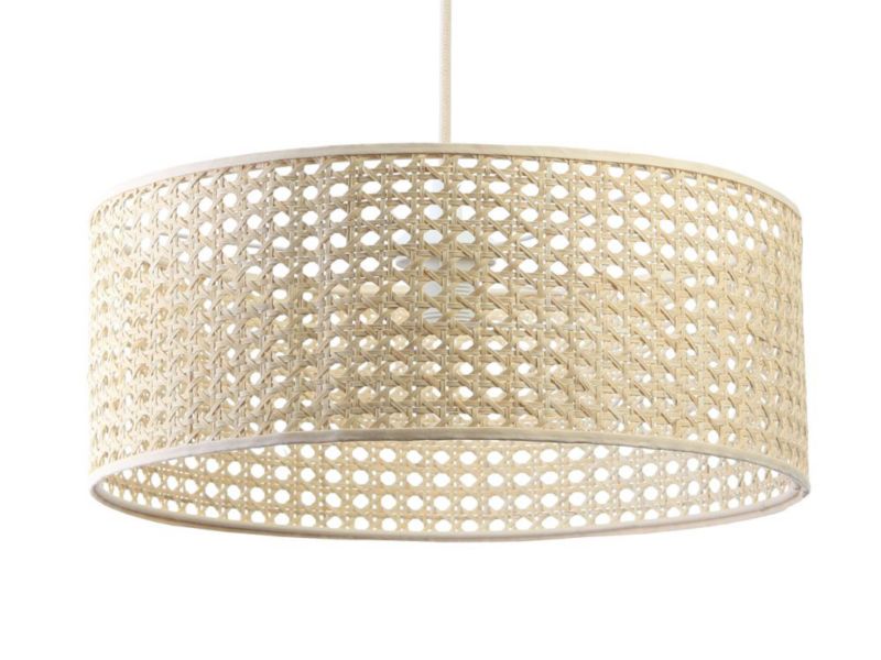 Lampa Bps Koncept wisząca BOHO 50 rattan naturalny 1 szt