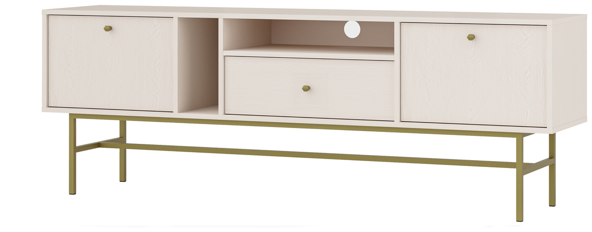 Szafka pod telewizor do salonu z drzwiami i szufladą 180 cm TOKEN