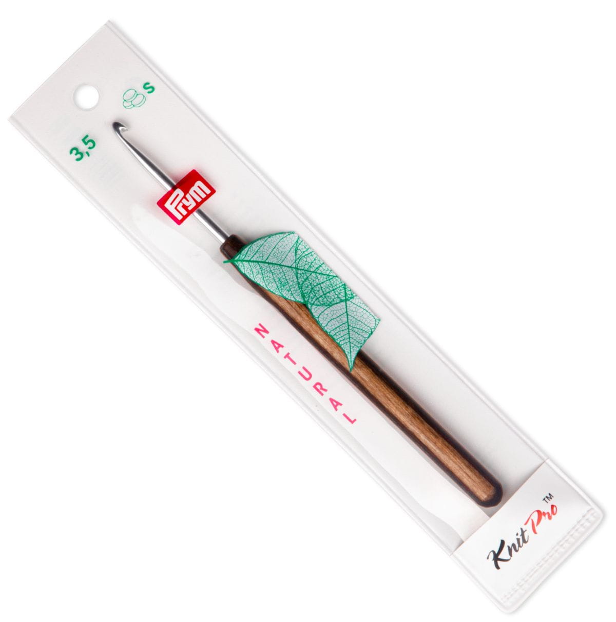 3,5 MM PRYM SZYDEŁKO Z DREWNIANĄ RĄCZKĄ 223513 .