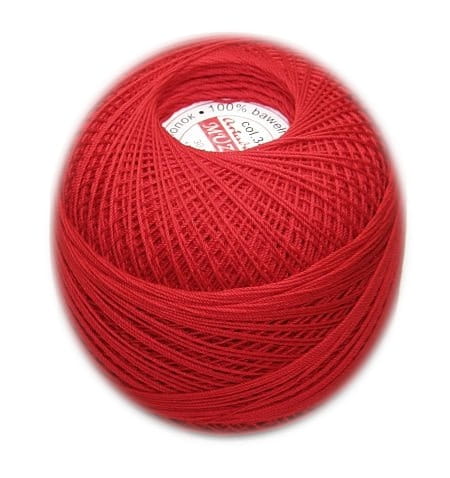 kordonek MUZA 10 kol. 343 / czerwony