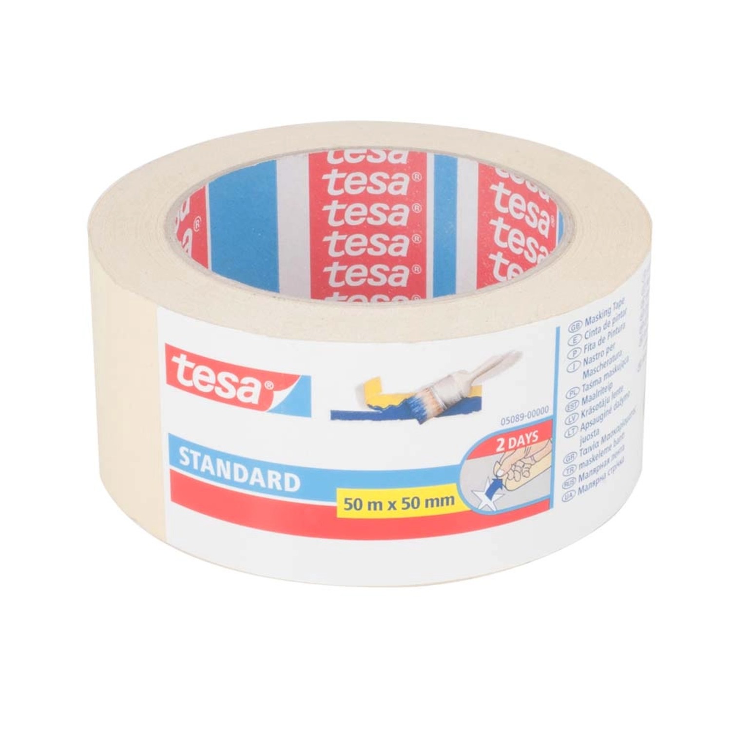 Tesa Taśma malarska Standard 50 m x 50 mm