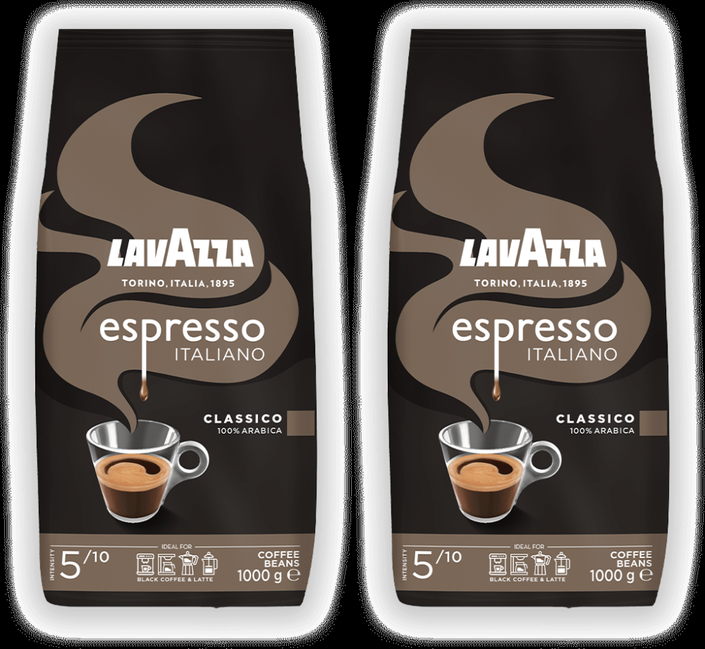 2x kawa ziarnista Lavazza Espresso Italiano Classico, 1kg