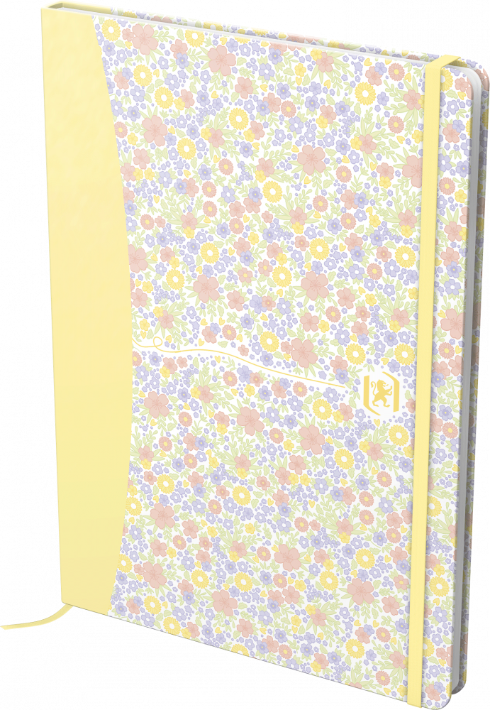 Notatnik w kratkę Oxford Floral, A5, twarda oprawa, 80 kartek, mix wzorów