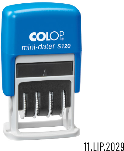 Datownik Colop, Mini Printer S120, wersja polska, wkład czarny