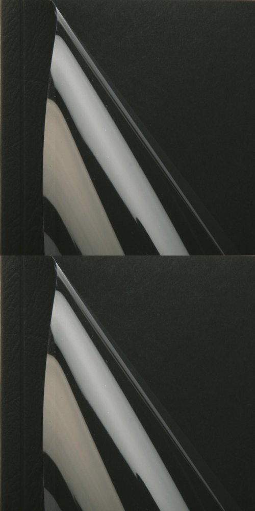 2x Okładki do bindowania Opus Office, do termobindownicy, A4, 4mm, do 40 kartek, 25 sztuk, czarny