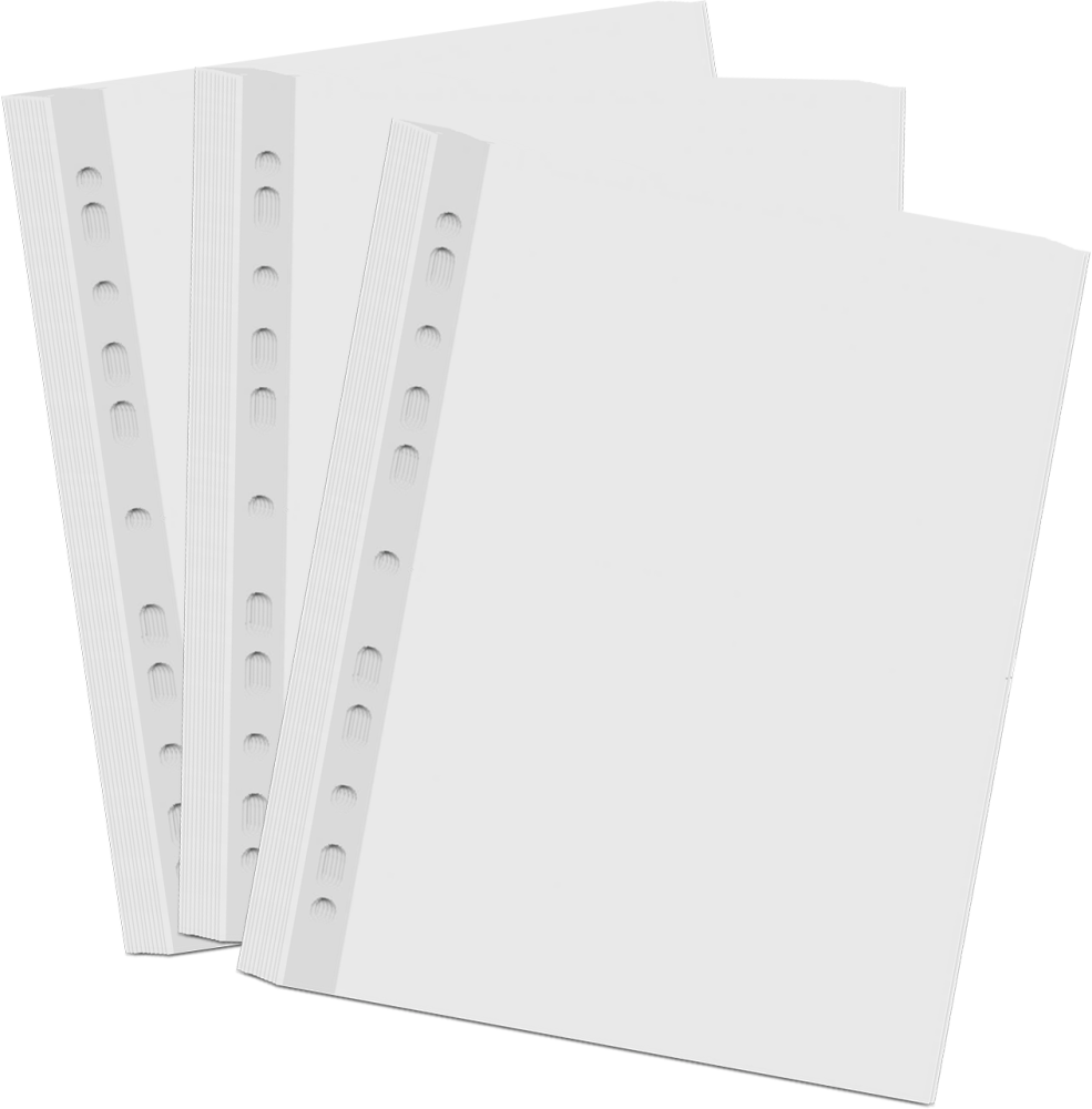 3x Koszulka krystaliczna Donau, na katalogi, A4+, 120μm, opakowanie 25 sztuk, transparentny