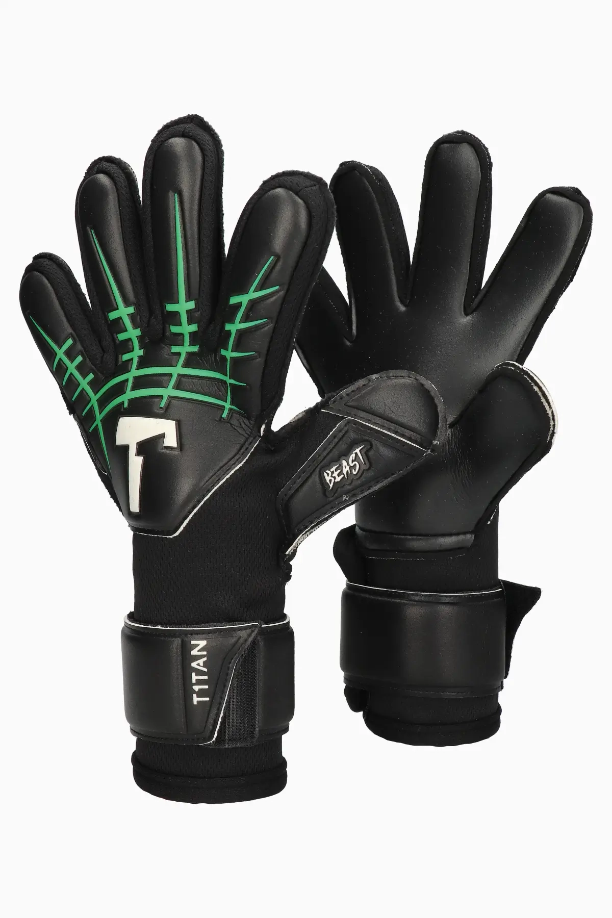 Rękawice T1TAN Fluo Beast 3.0 Junior - Czarny