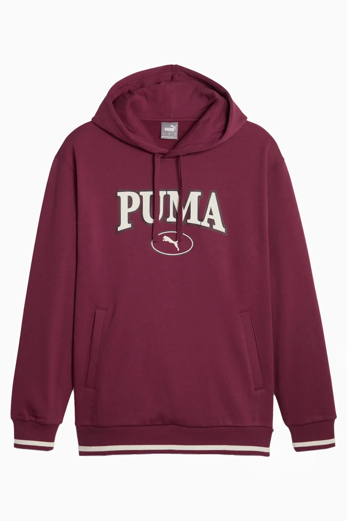 Bluza z kapturem Puma Squad - Bordowy
