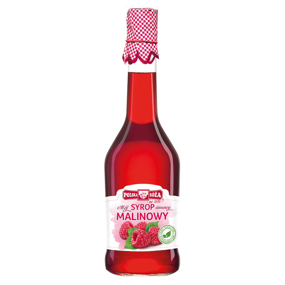 Polska róża - syrop malinowy, 500 ml