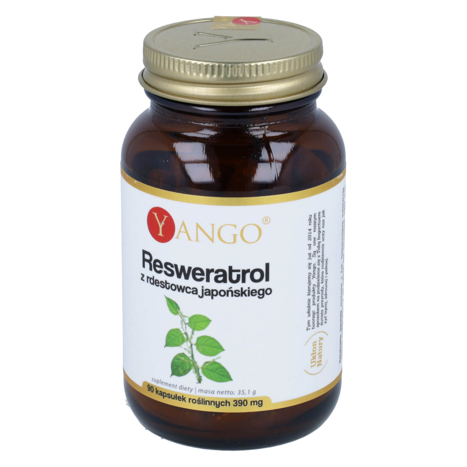 Yango resveratrol z rdestowca japońskiego, 90 kapsułek