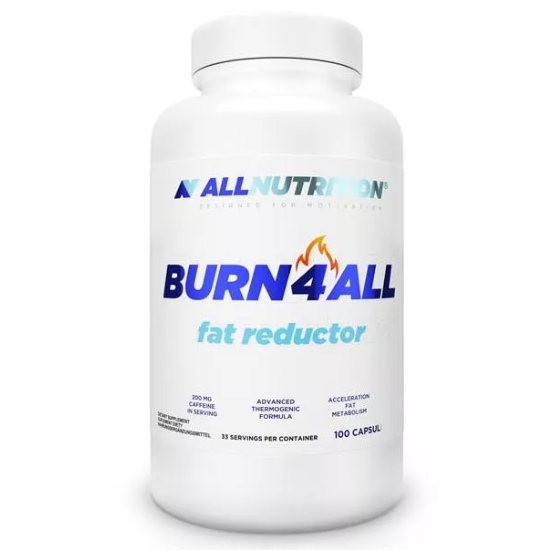 Allnutrition burn4all fat reductor, 100 kapsułek