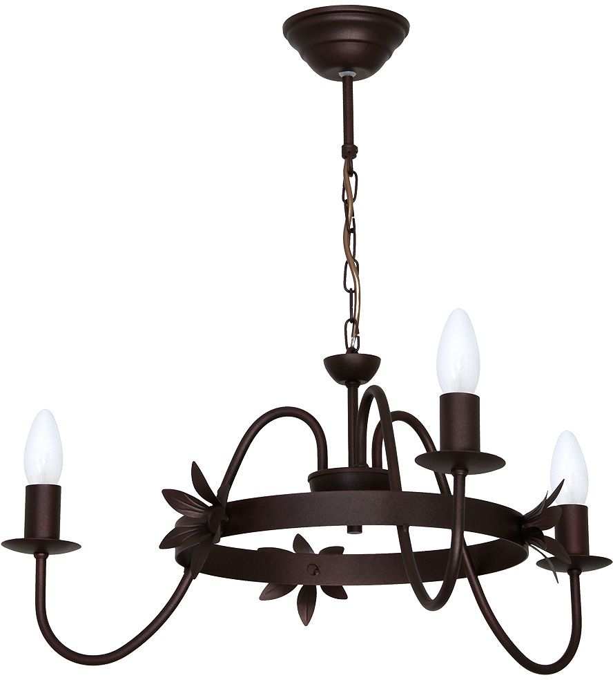 Luminex Terra lampa wisząca 3x8W czarna 9983