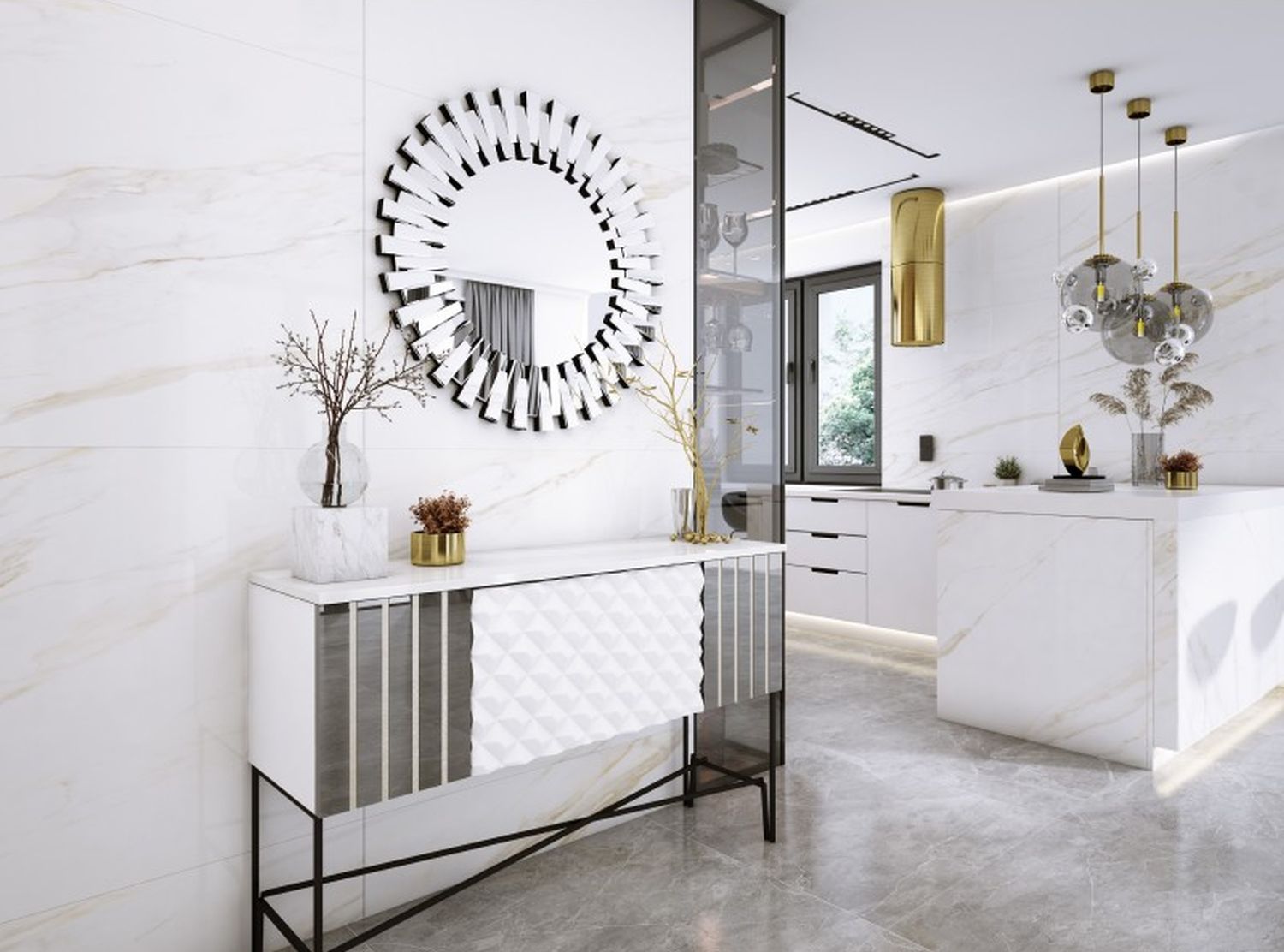 Ars Longa Umberto lustro 90x90 cm UMBERTOLUSTRO