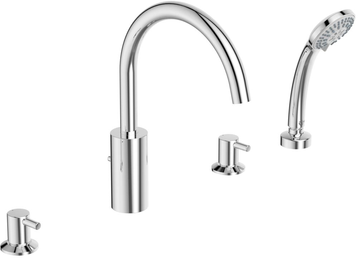 Ideal Standard Ceraline bateria nawannowa 4-otworowa chrom BC198AA