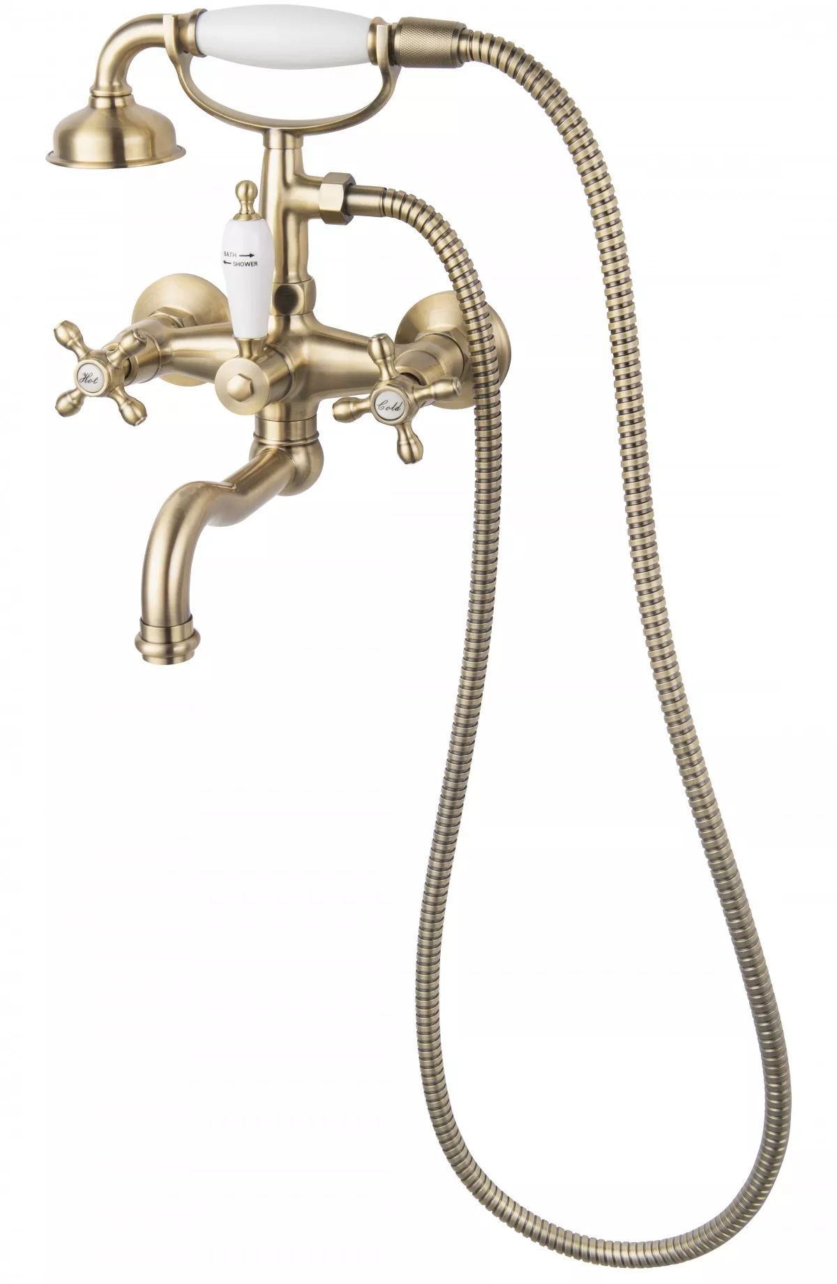 FDesign Lacrima bateria wannowo-prysznicowa ścienna stary brąz FD1-LRA-11-66