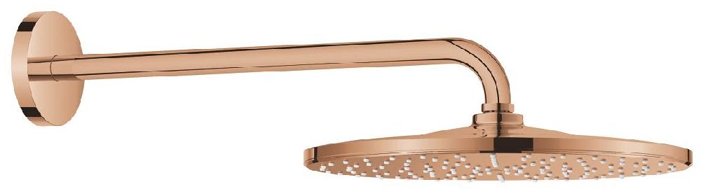 Grohe Rainshower deszczownica z ramieniem 31x31 cm okrągła miedź 26558DA0 - Wysyłka w 24h