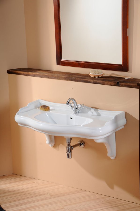 Sapho Antea bateria umywalkowa stojąca wysoka chrom 3271