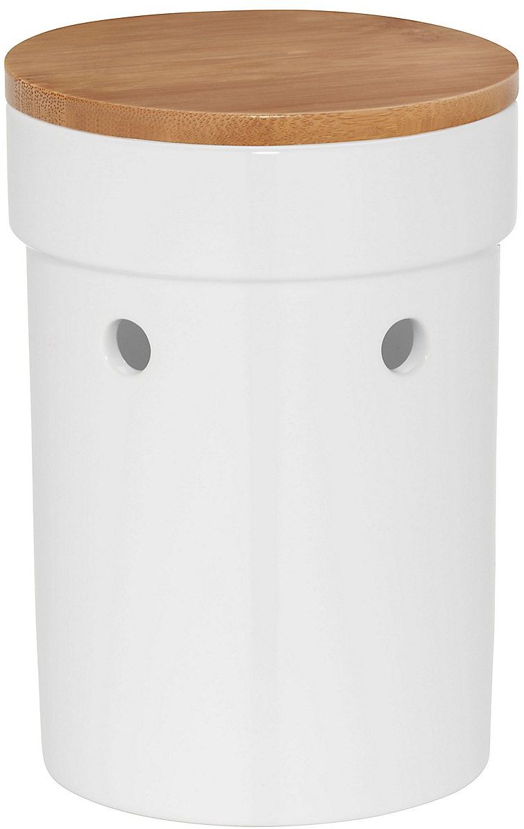 Kela Salena pojemnik do przechowywania 17x12 cm biały/bambus 12066