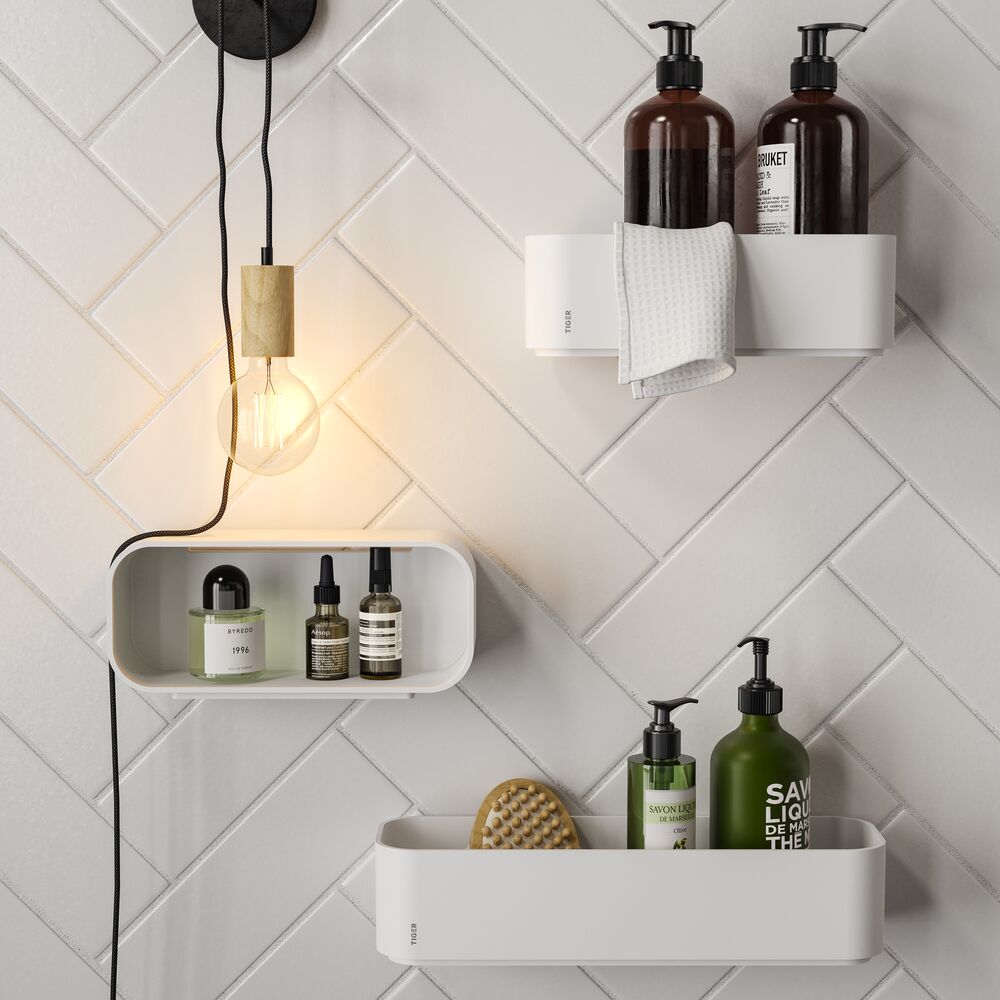 Tiger 2 store pojemnik łazienkowy biały 800381 - Wysyłka w 24h