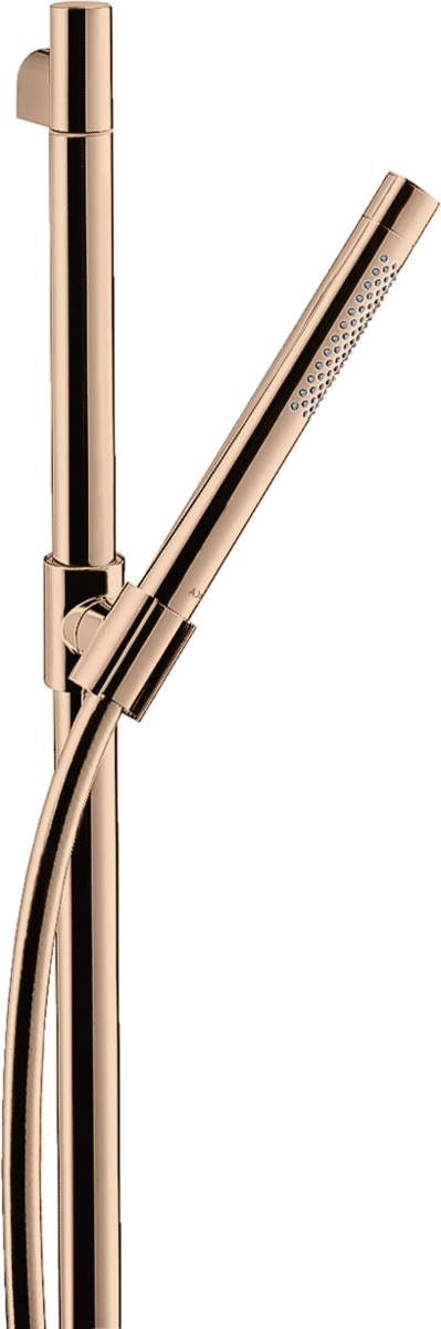 Axor Starck zestaw prysznicowy ścienny czerwony złoty polerowany 27980300