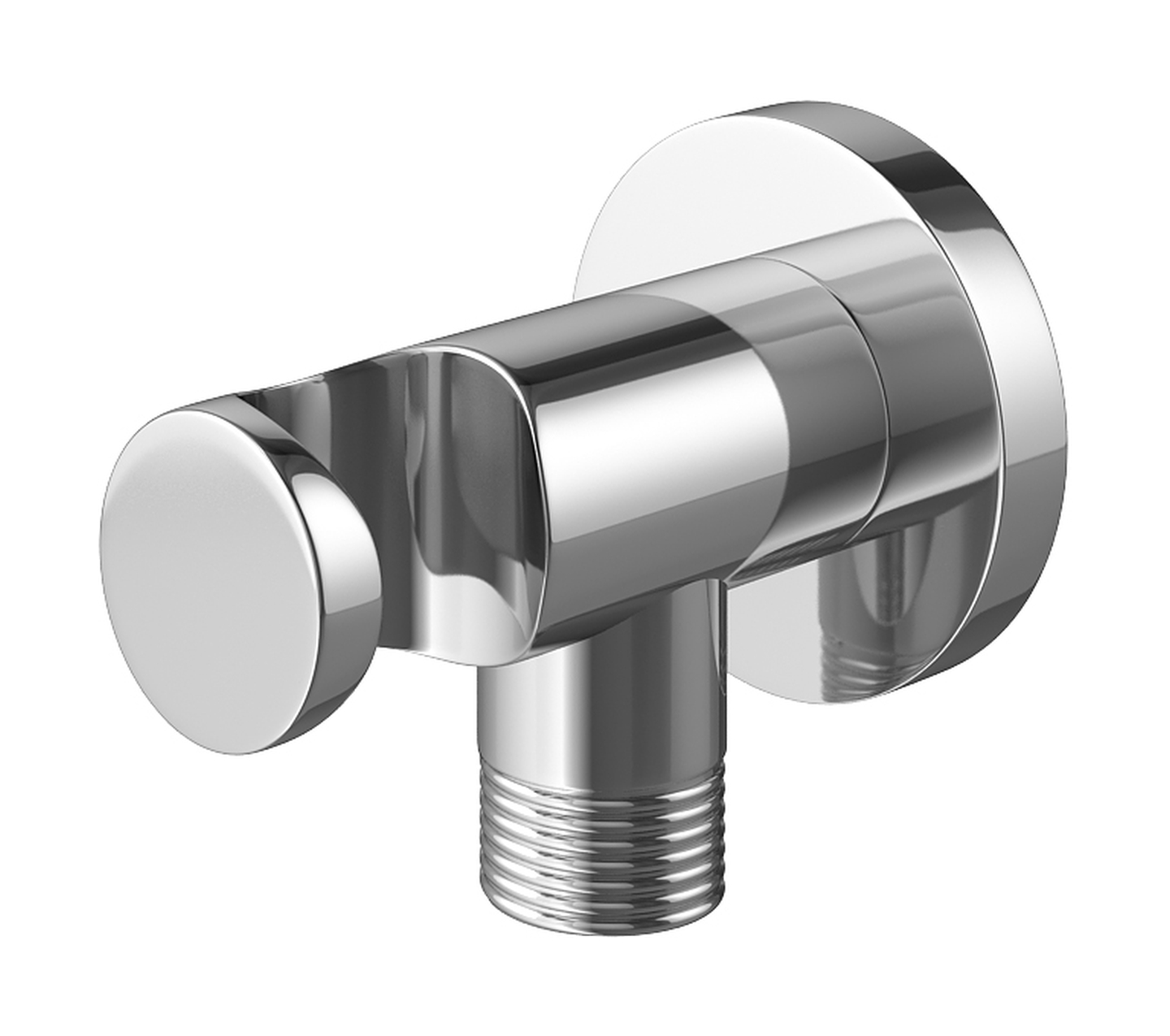 Kohlman przyłącze kątowe z uchwytem chrom QW004AM - Wysyłka w 24h