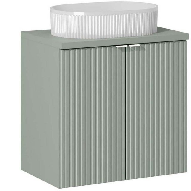 COMAD Zestaw mebli LINE REED GREEN szafka z drzwiami, blat 60 cm, umy