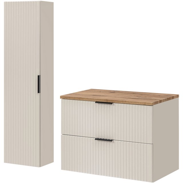 COMAD Zestaw mebli ADEL CASHMERE szafka z blatem WOTAN 60 cm, słupek