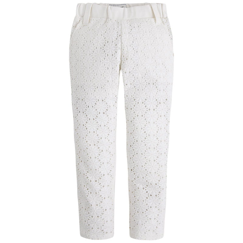 MAYORAL 3524 spodnie dla dziewczynki z haftem