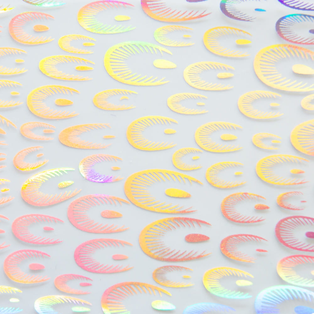 Folia transferowa przezroczysta holograficzna 100 cm 8 Nr 11