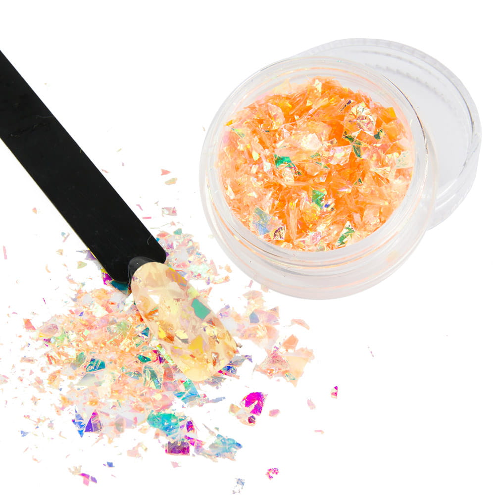 Cięta folia do paznokci Broken Mirror Effect słoiczek Nr 9