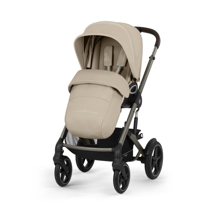 Cybex Talos S Lux 3.0 - terenowy wózek spacerowy-Almond Beige (Taupe Frame)
