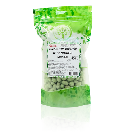 ORZESZKI ZIEMNE W PANIERCE- wasabi 500 g