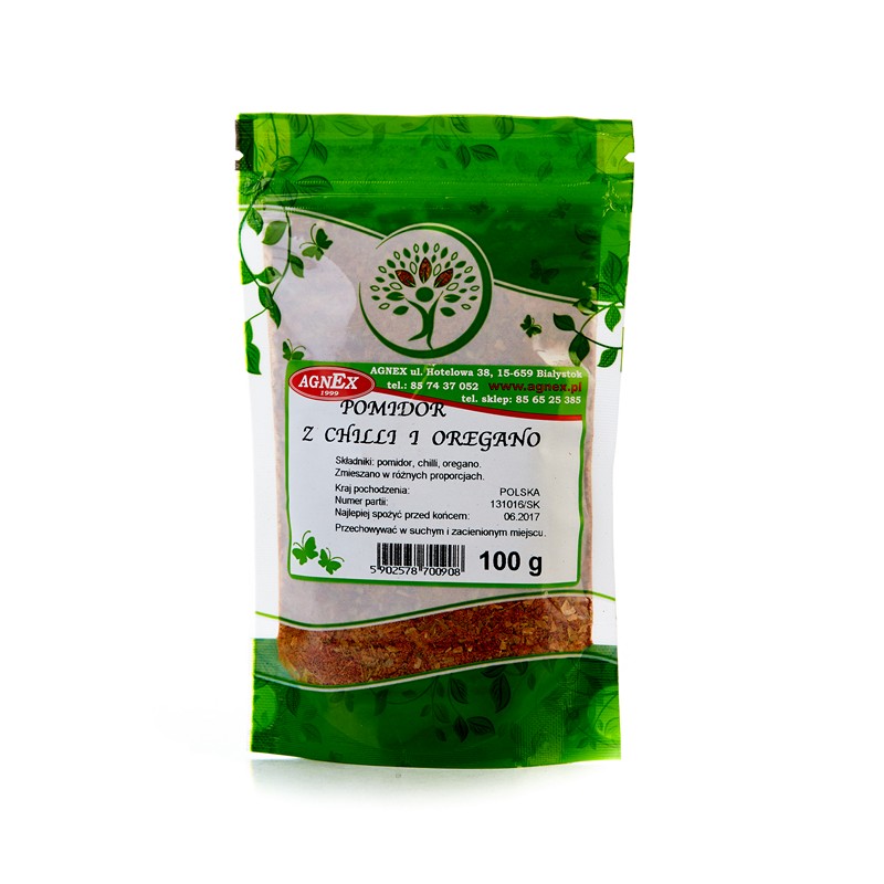 Pomidor z chilli i oregano 100g