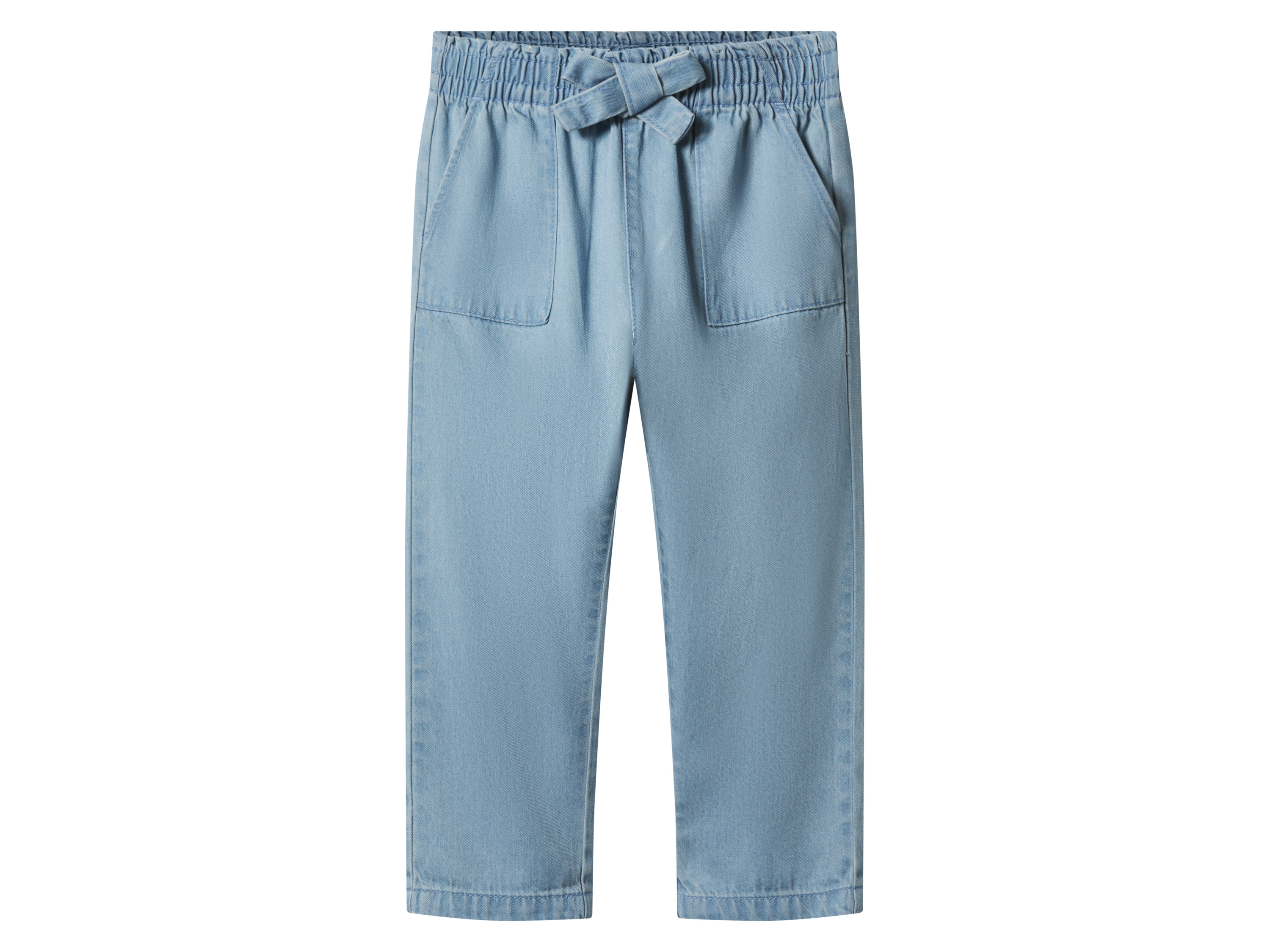 lupilu Spodnie jeansowe dziecięce z lyocellu Jasnoniebieski, 110/116