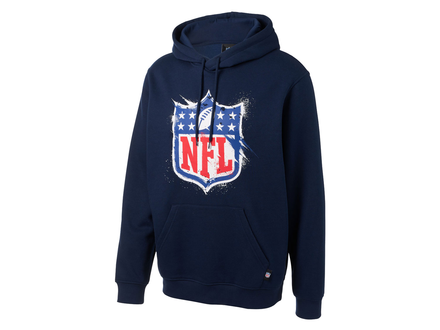 NFL Bluza damska lub męska z kapturem Logo NFL / granatowy, M
