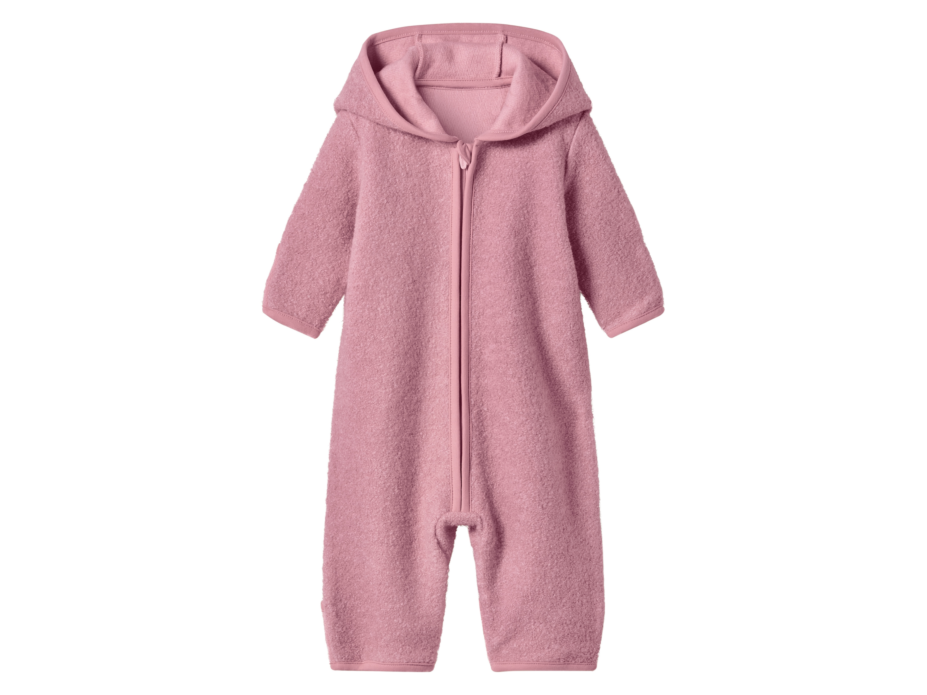 lupilu Kombinezon niemowlęcy z wełny merino Różowy, 50/56