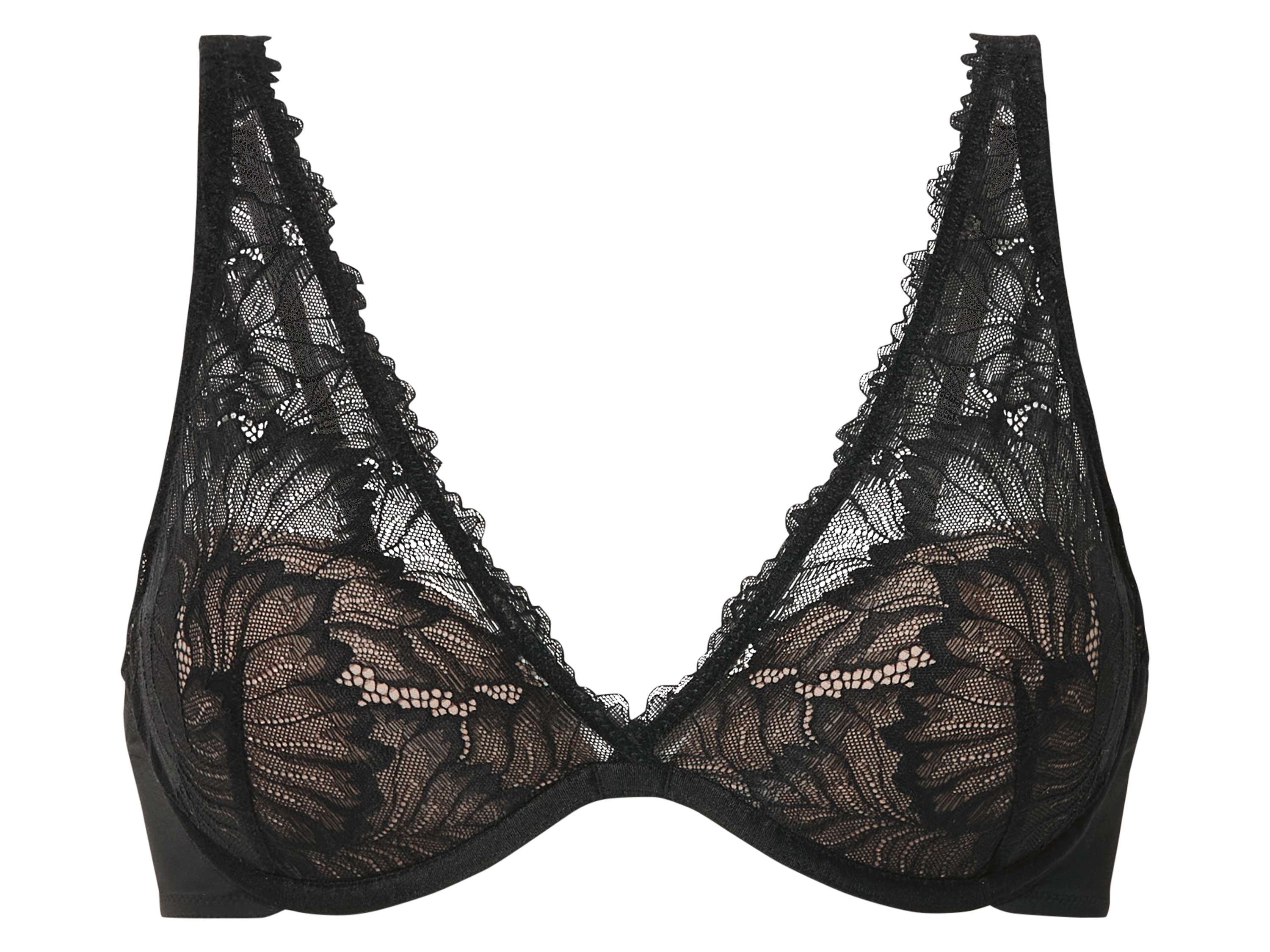 esmara Biustonosz damski z koronką Czarny, 85C