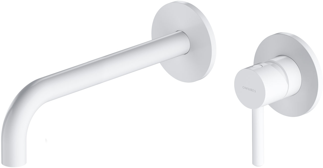 Darmowa Dostawa - Bateria umywalkowa podtynkowa biała Omnires Y Y1215HLWM