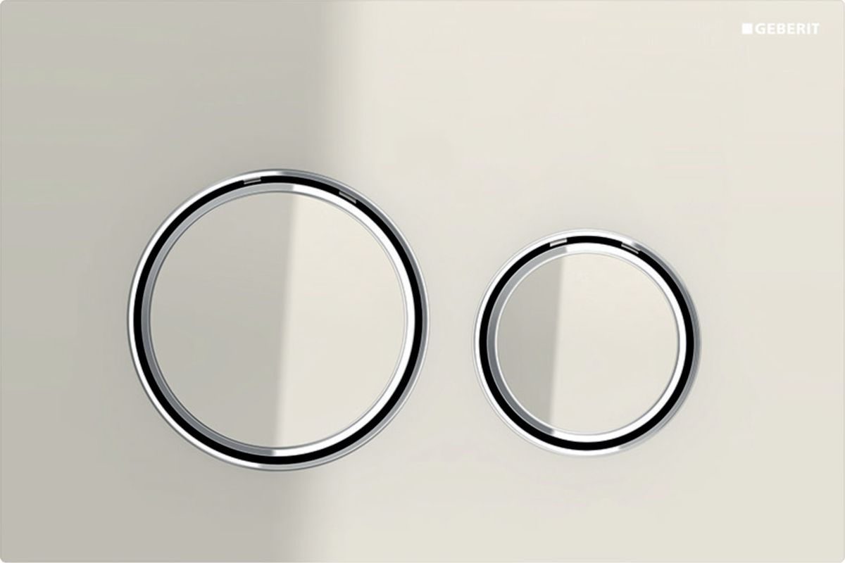 Darmowa Dostawa - Przycisk spłukujący do wc chrom błyszczący Geberit Sigma50 115884JL1