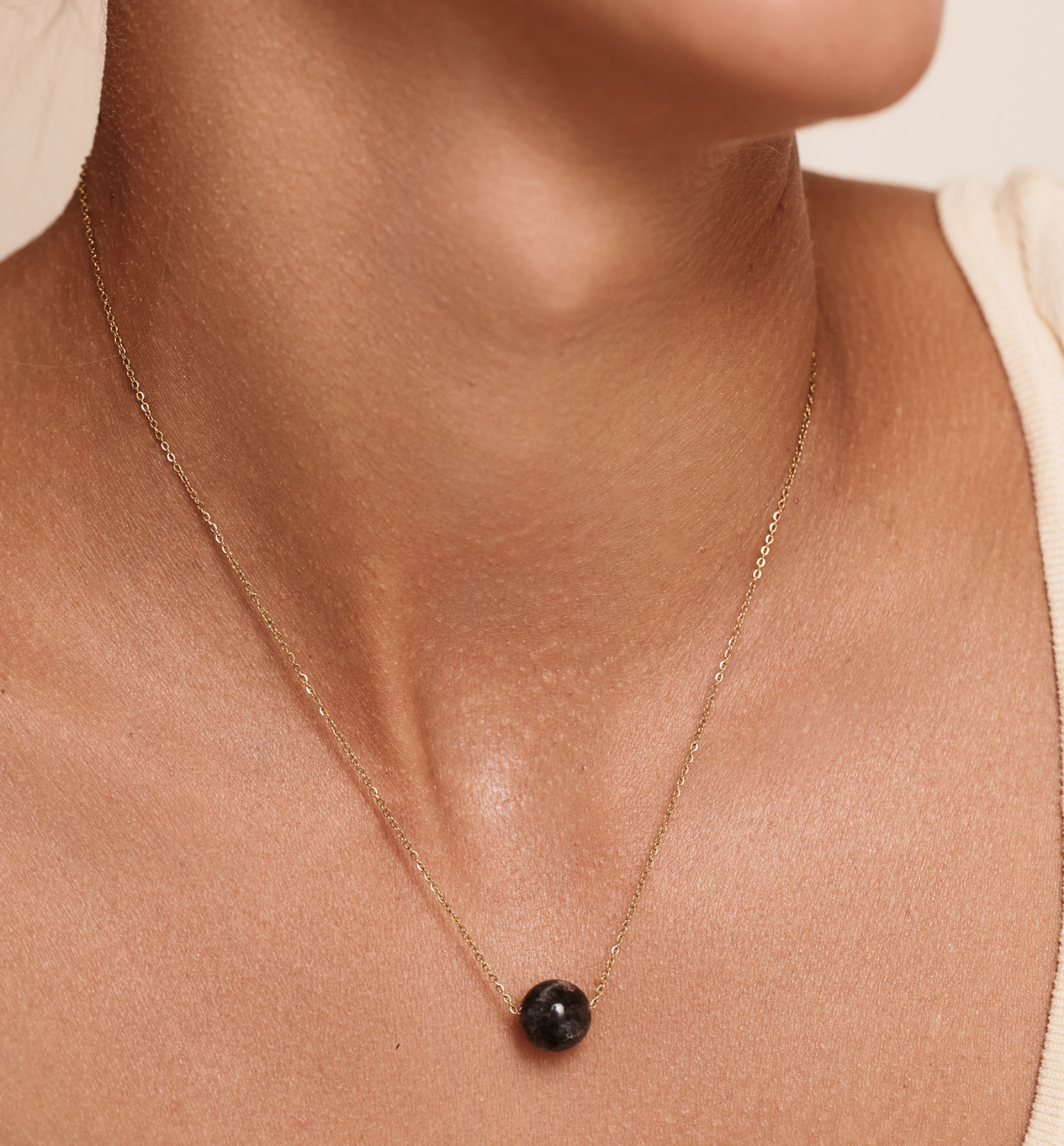 Naszyjnik z labradorytem - By Dziubeka