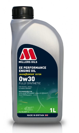 MILLERS EE PERFORMANCE 0W30 AB/B5 1L - Petrostar