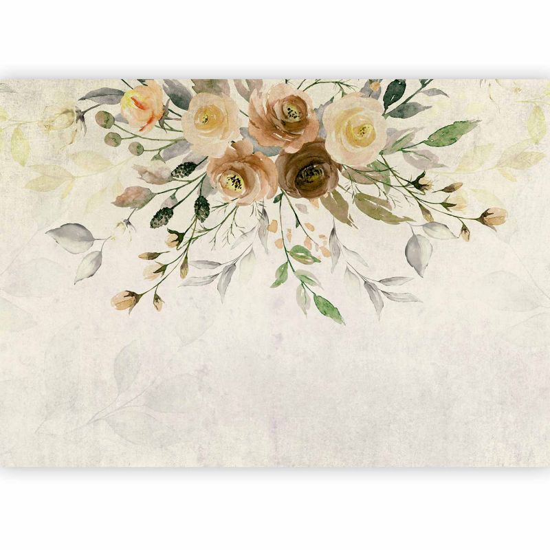 Fototapeta flizelinowa Artgeist 110g/m2 Kwiaty wielokolorowa 100x70 (2 części) 10126ab rolka 1 szt