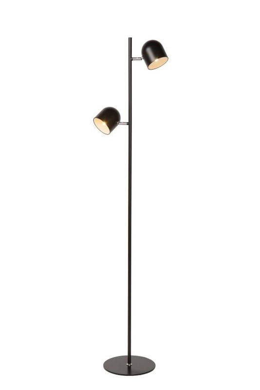 Lampa podłogowa stojąca Lucide Skanska czarna LED 5W 3000K 450lm wym: 141 x 9,3 x 32 cm - 1 szt.