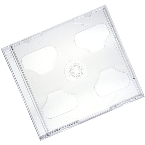 Pudełko 2xCD Box JC Bezbarwne 10,4mm Standardowe - Henryx24