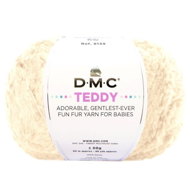 włóczka DMC TEDDY kol. 318 kremowy