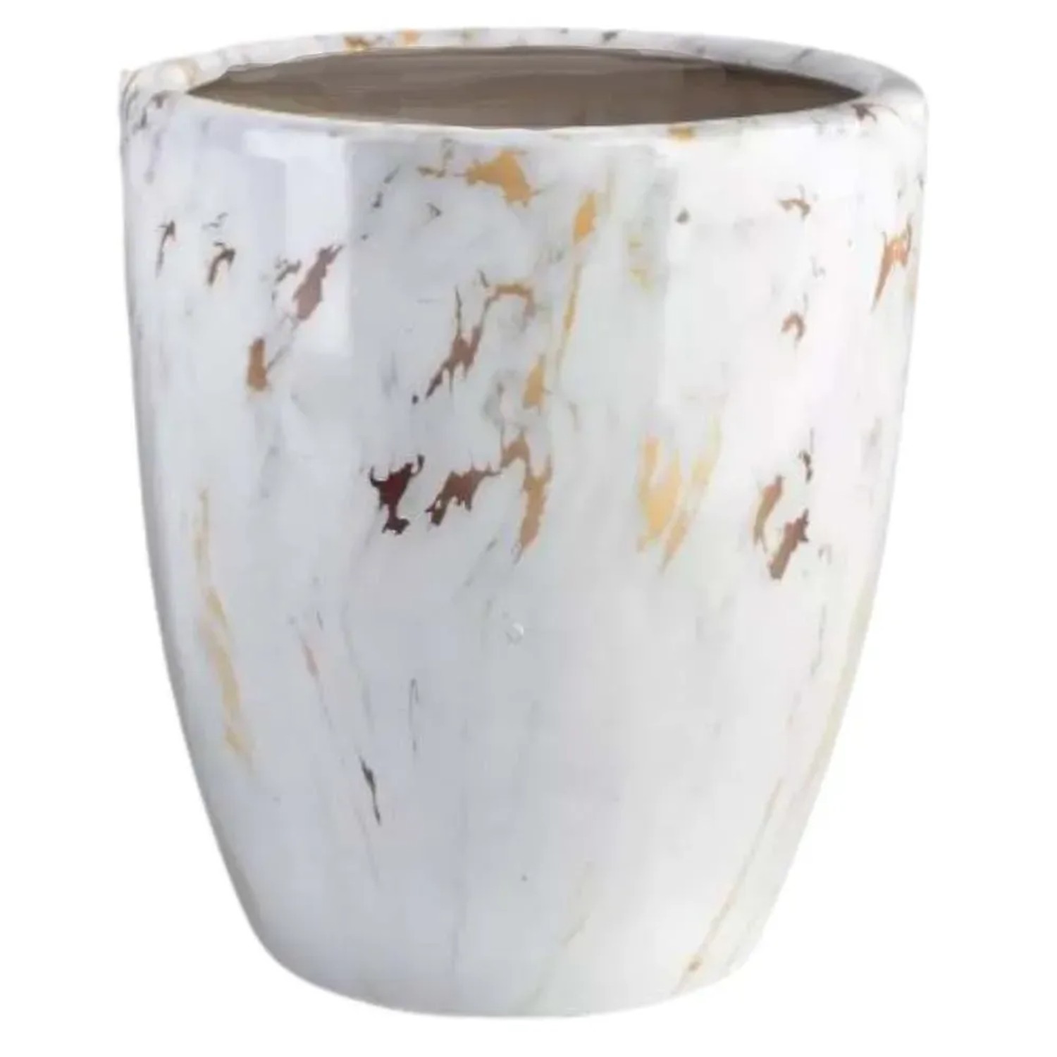 Osłonka Venice M marmur biały - 25 cm