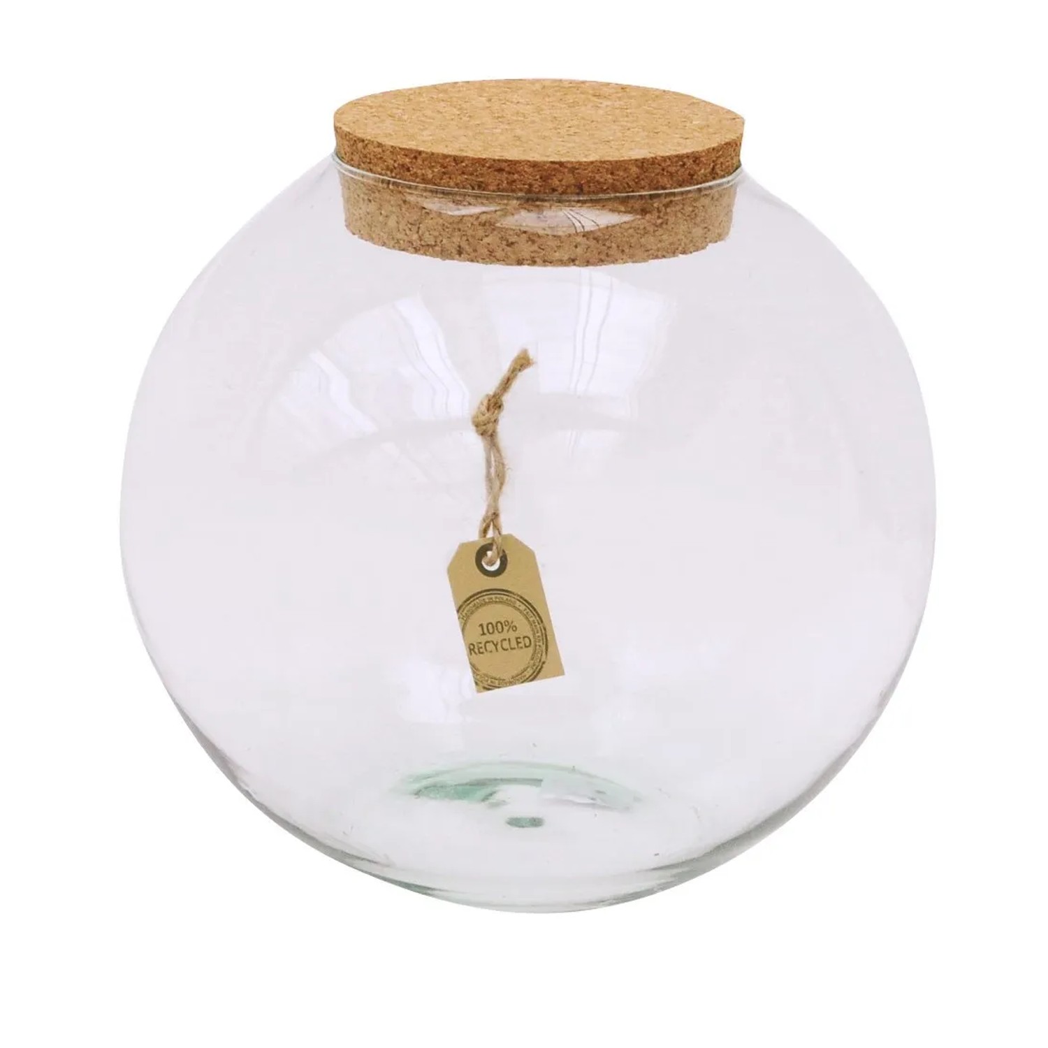 Kula z korkiem Eco szkło wys. 30 cm