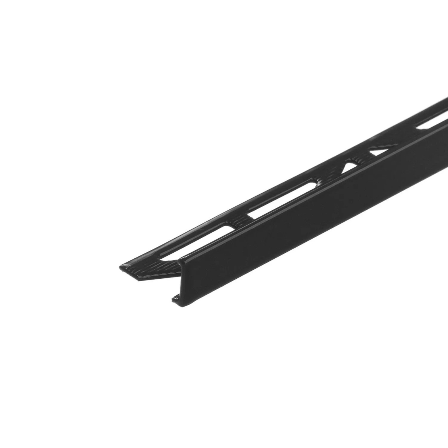 Cezar Profil aluminiowy do glazury Czarny 10x1x1000 mm