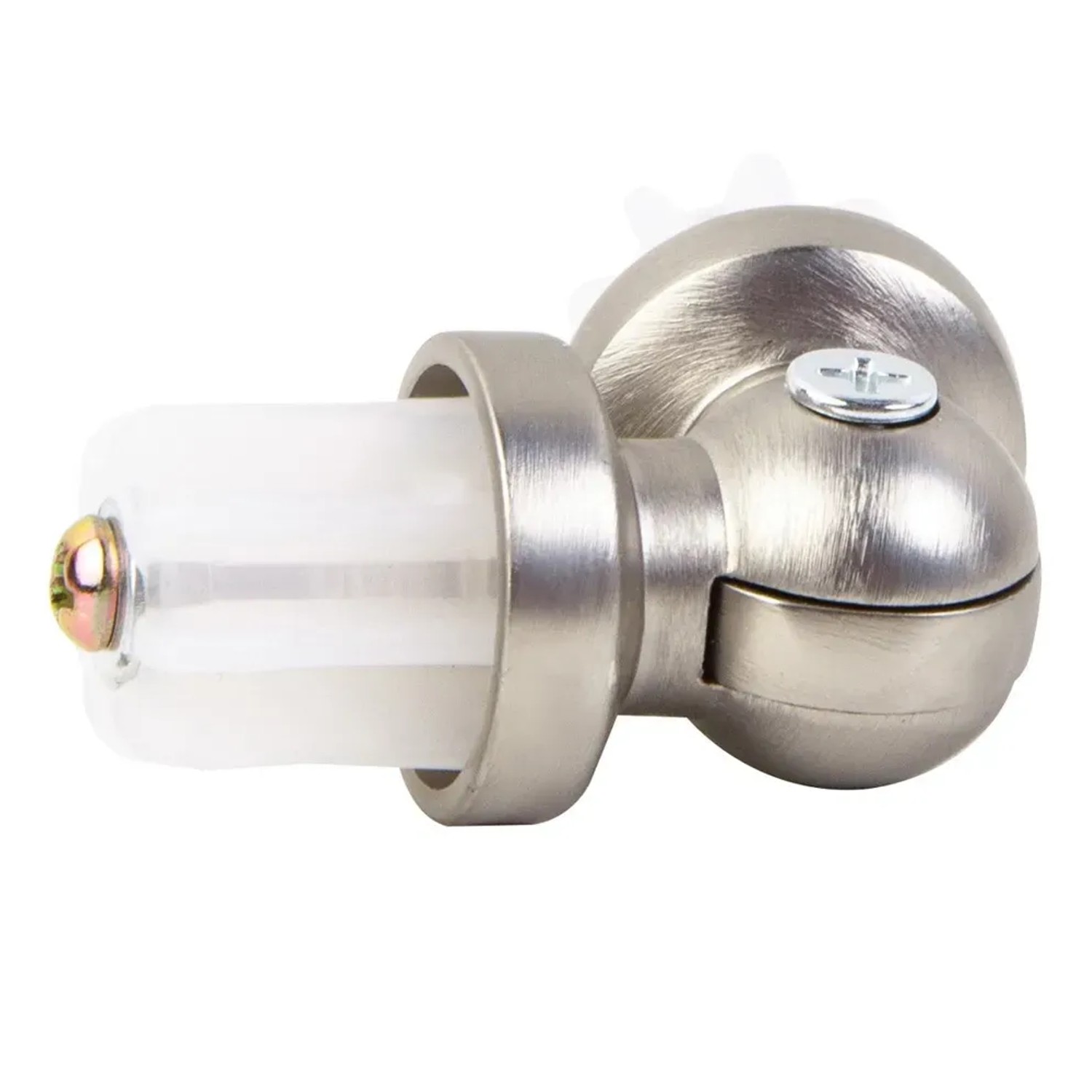 Karnisz FUSION łącznik kątowy 19 mm satyna